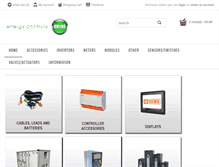 Tablet Screenshot of energycontrolsonline.co.uk